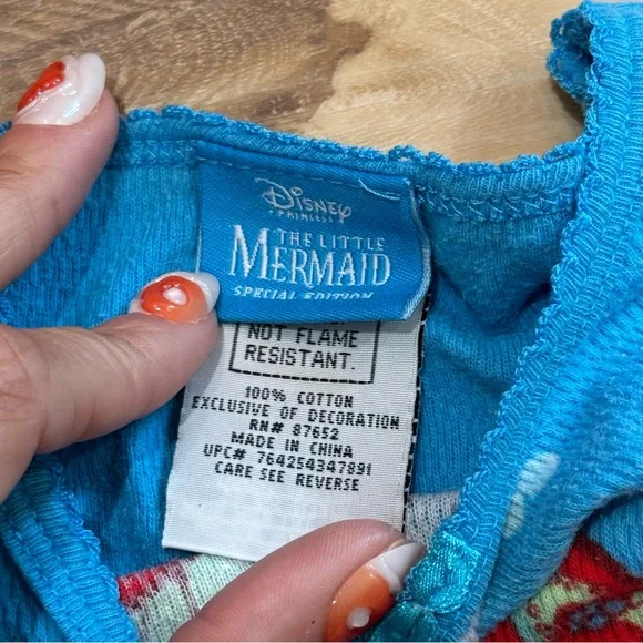 Disney The Little Mermaid Special Edition Blue Apparel - Picture 2 of 4